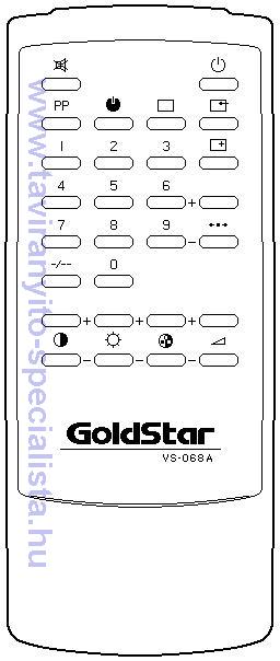 GOLDSTAR TV VS-068A tvirnyt