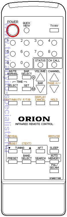 ORION TV (Jap) 076R077100 tvirnyt