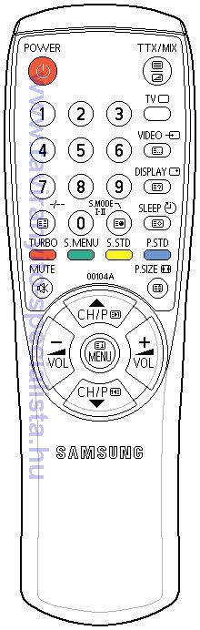 SAMSUNG TV 00104A, 00104N tvirnyt