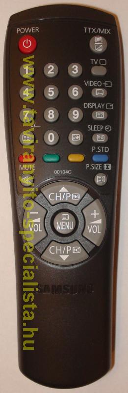 SAMSUNG TV 00104C tvirnyt