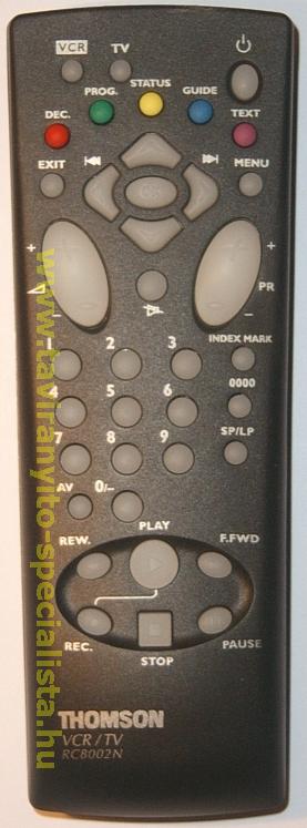 THOMSON VIDE RC8002N tvirnyt
