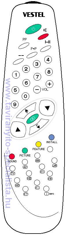 VESTEL TV RC 1040 tvirnyt