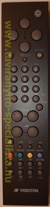 VIDEOTON TV RC1549 tvkapcsol