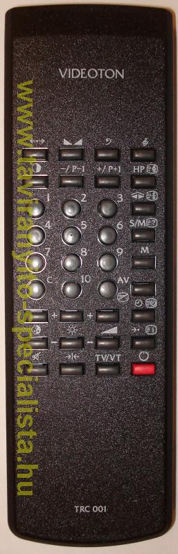 VIDEOTON TV TRC001 tvkapcsol