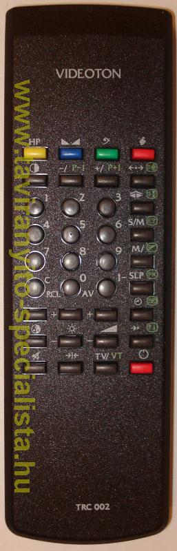 VIDEOTON TV TRC002 tvkapcsol