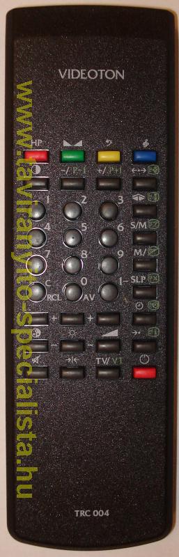 VIDEOTON TV TRC004 tvirnyt